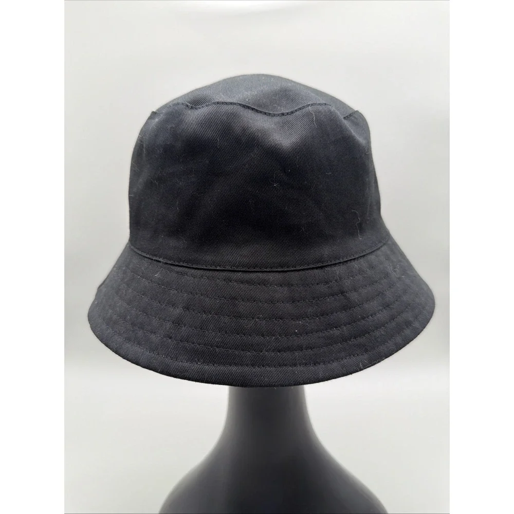 BT21  Logo Black Reversible Bucket Hat One Size Adult Lightweight